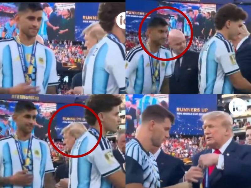 Cuti Romero se hizo viral por polémico gesto con Donald Trump.