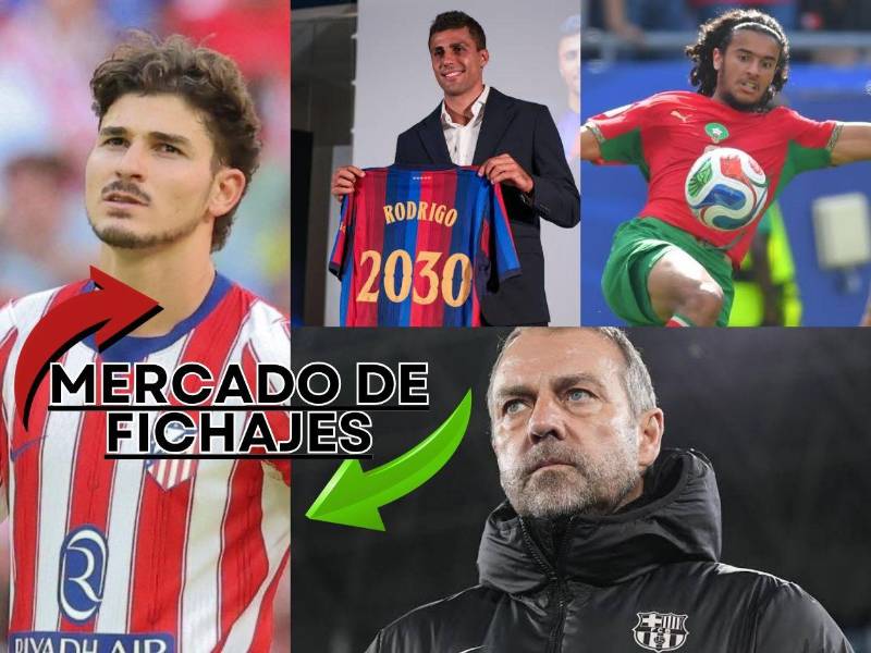 Fichajes: Barcelona sufrirá dura baja, Atlético toma última decisión con Julián y reemplazo de Rodri por 100 millones