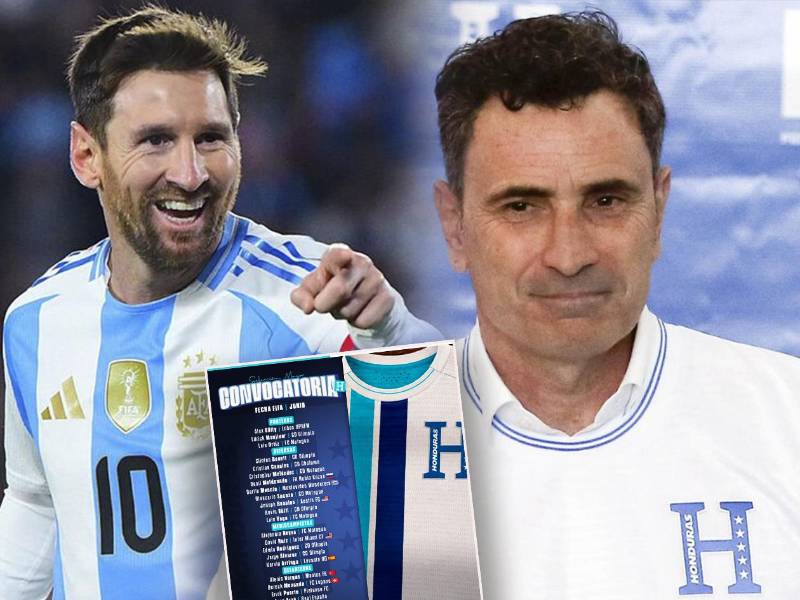 José Molina dirigirá su segundo partido como DT de Hondurs y lo hará frente a Argentina en Texas.