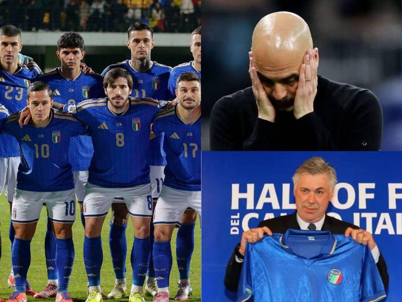 Italia admite haber hablado con Guardiola y Ancelotti en su búsqueda de nuevo seleccionador