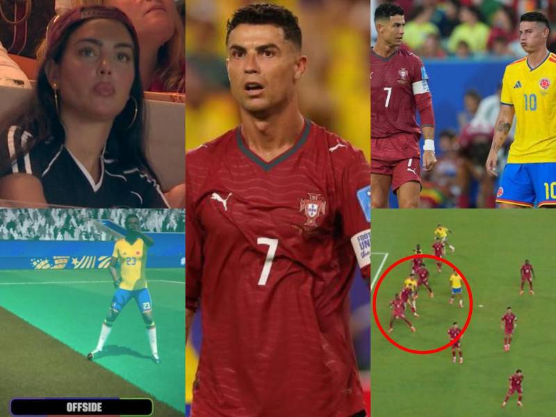 Cristiano Ronaldo no apareció durante el partido, la polémica jugada que fue anulada por el VAR y salvó a Portugal; Colombia indignada luego del empate: esto fue lo mejor que dejó el partido.