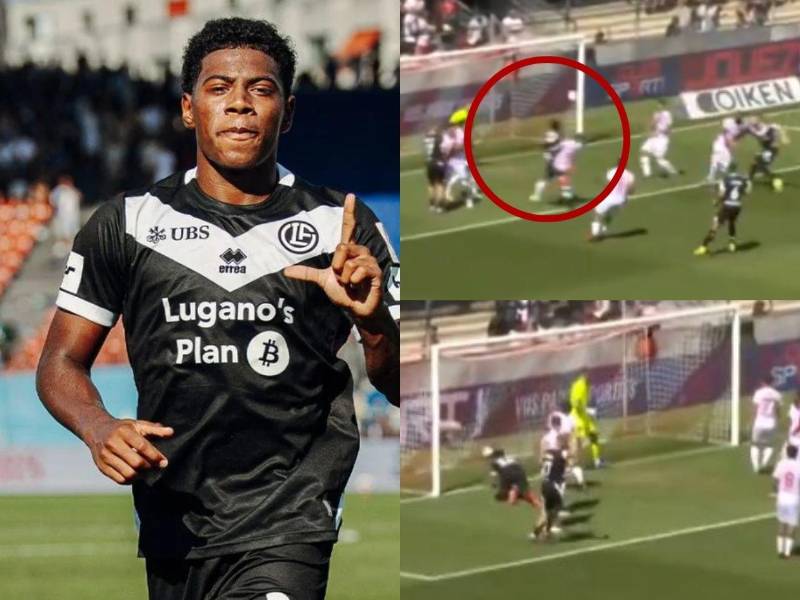 ¡Dereck Moncada está imparable! Así fue su quinto gol con el Lugano de Suiza