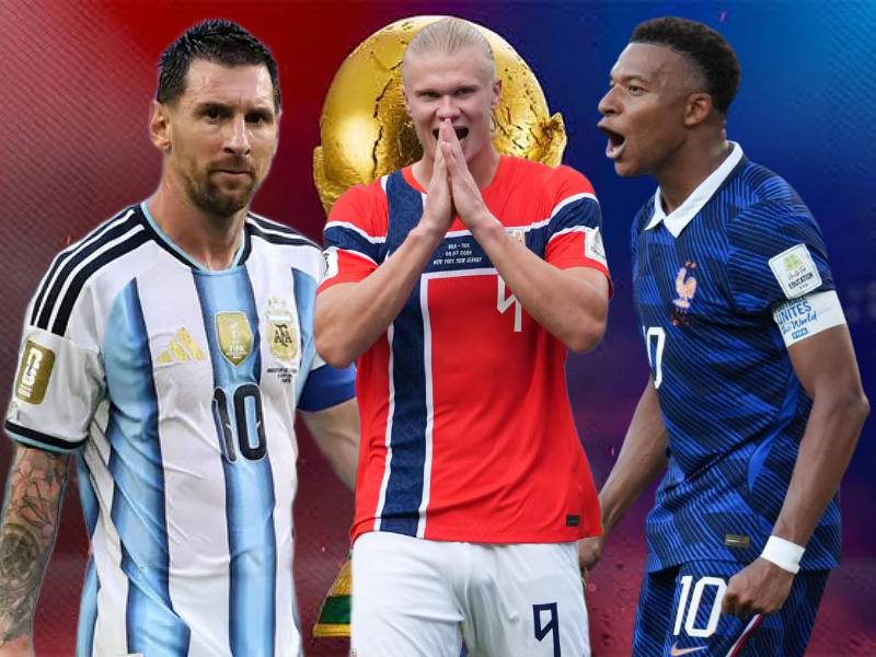 Haaland iguala la cantidad de goles de Messi y Mbappé en la Copa del Mundo 2026.