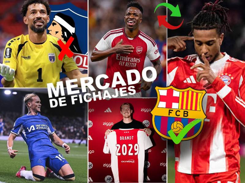 Las últimas novedades en el mercado de fichajes de Europa: Vinicius estaría muy cerca de abandonar el Real Madrid, Barcelona confirmó a su nuevo refuerzo y el giro inesperado con Vozinha.
