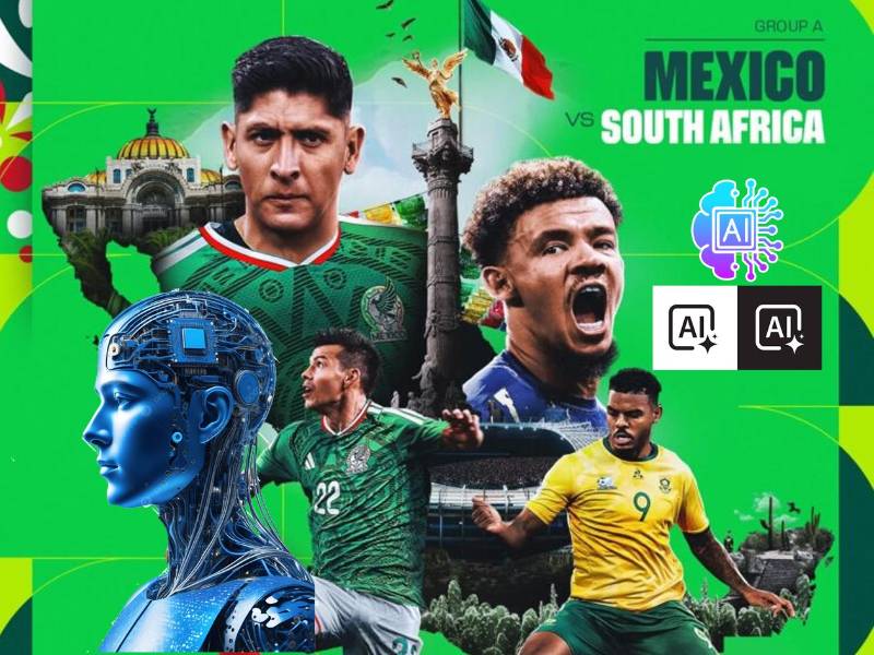 México vs Sudáfrica: La IA revela quién ganará el juego inaugural del Mundial