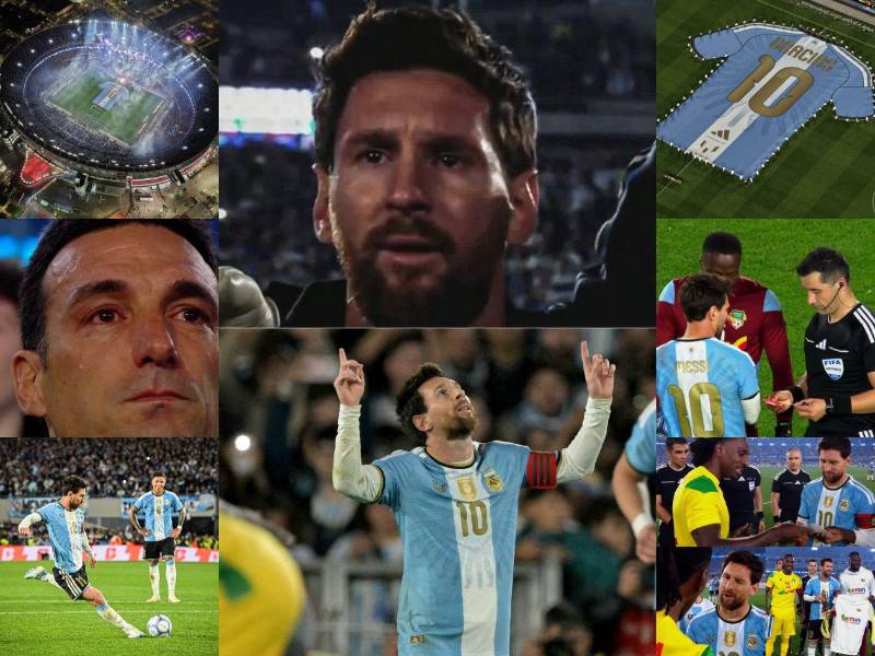 Fotos: así se vivió el último partido de Messi con la selección de Argentina