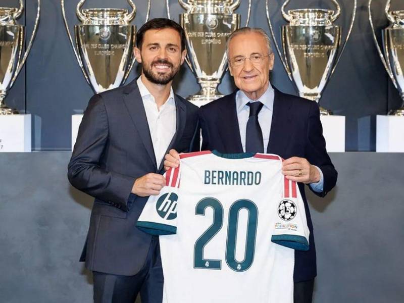 El mediocampista portugués fue presentado como nuevo futbolista del Real Madrid.