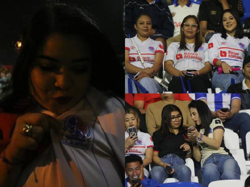 Hermosas aficionadas se hicieron presente en el Chelato Uclés para alentar a Olimpia y buscar la clasificación a la gran final de la Copa Centroamericana de Concacaf 2026.