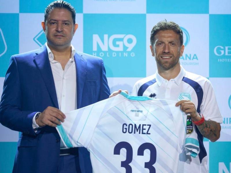 Alejandro 'Papu' Gómez fue presentado oficialmente como refuerzo del Forte Virtus de los Emiratos Árabes Unidos.
