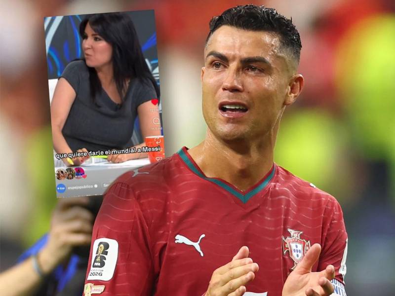 Una periodista española aseguró que Argentina es respaldada por la FIFA y Cristiano dejó su 'like' en el video.