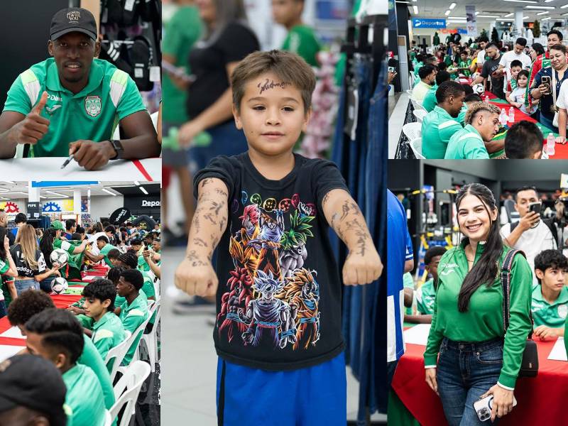 El Marathón compartió con su afición en una de las tiendas patrocinadores y tuvo muy buena aceptación de la afición que compartió con el plantel del equipo verdolaga. Durante el evento, un niño se llevó la atención porque pidió que le firmaran la piel. ¿Por qué lo hizo?