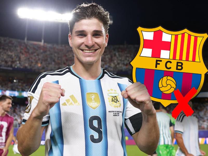 Julián Álvarez ya manifestó su deseo de salir del Atlético y podría declinar al Barcelona para volver a la Premier League.