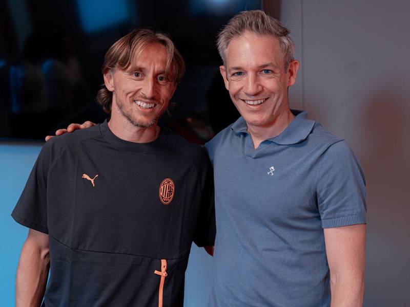Juan Ignacio Garcia-Ochoa de Marca fue el encargado de realizarle la entrevista a Luka Modric