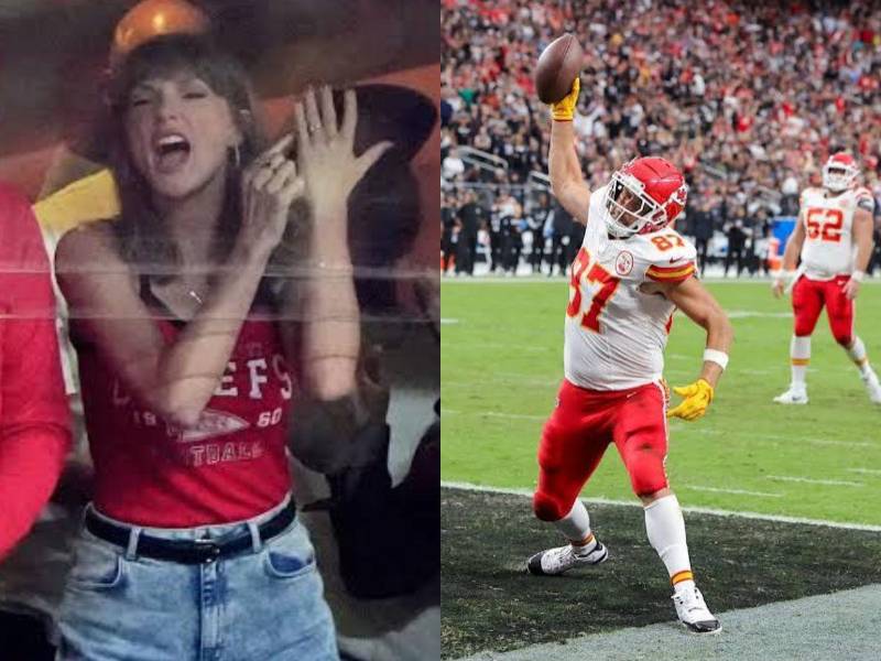 Así fue el festejo de Taylor Swift al primer touchdown de Travis: Ese es mi marido