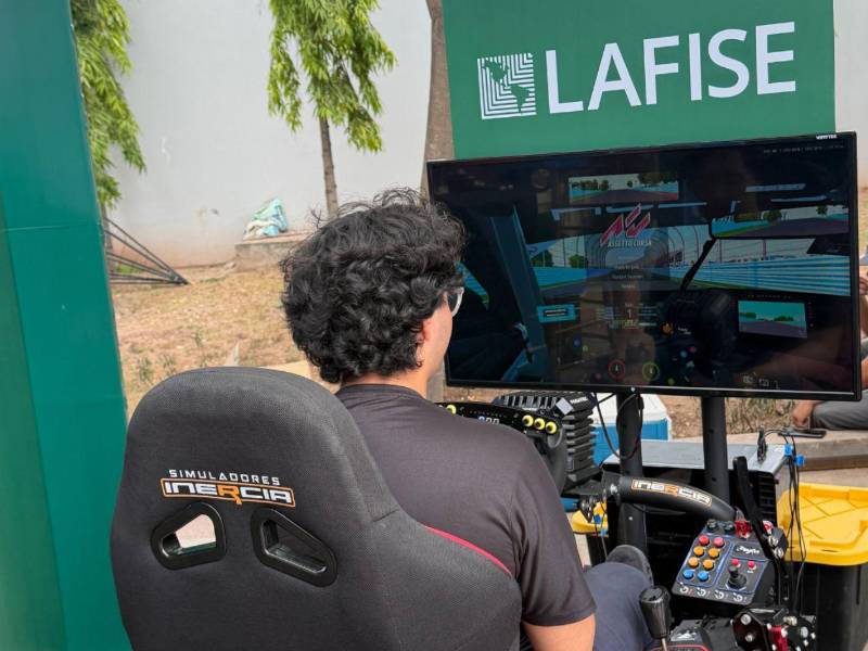 El simulador de carreras de Fórmula 1 también llegará a San Pedro Sula los días 25, 26 y 27 de septiembre, en Expocentro.