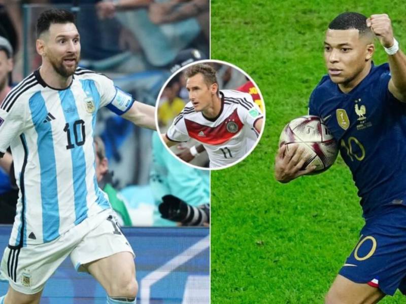 Miroslav Klose tiene 16 goles en las Copas del Mundo y su más cercano perseguidor es Messi con 13. Foto cortesía.