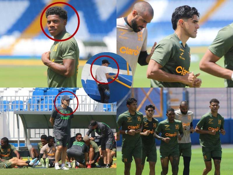 EN FOTOS: Rostros serios, las dos noticias positivas que alegran a Molina y el curioso entreno de Palma en el entrenamiento matutino previo al vuelo ante Jamaica.
