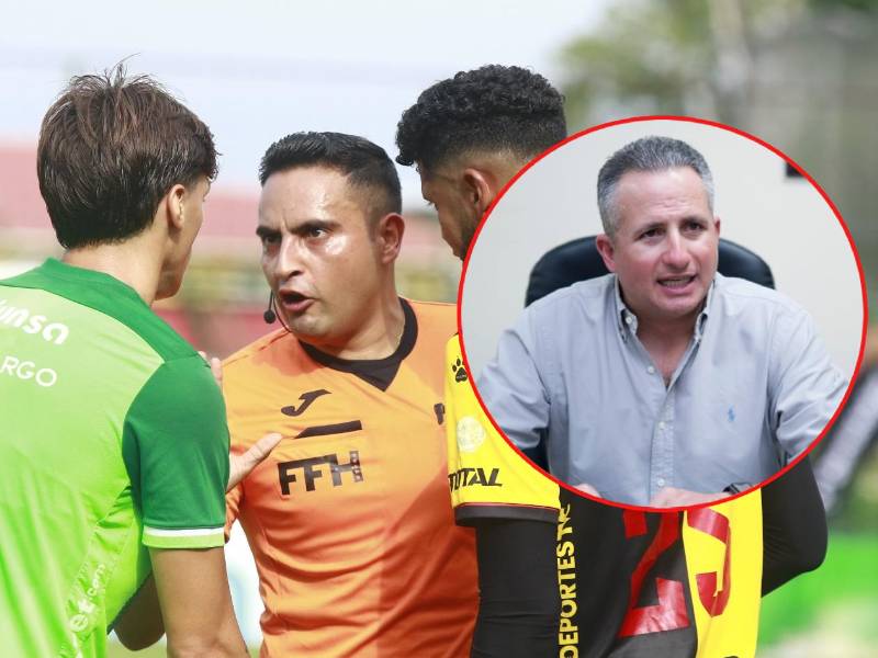 El presidente del Real España, Elías Burbara, arrremetió contra el arbitraje de Saíd Martínez tras igualar en el clásico ante Marathón donde empataron el partido con 10 jugadores.