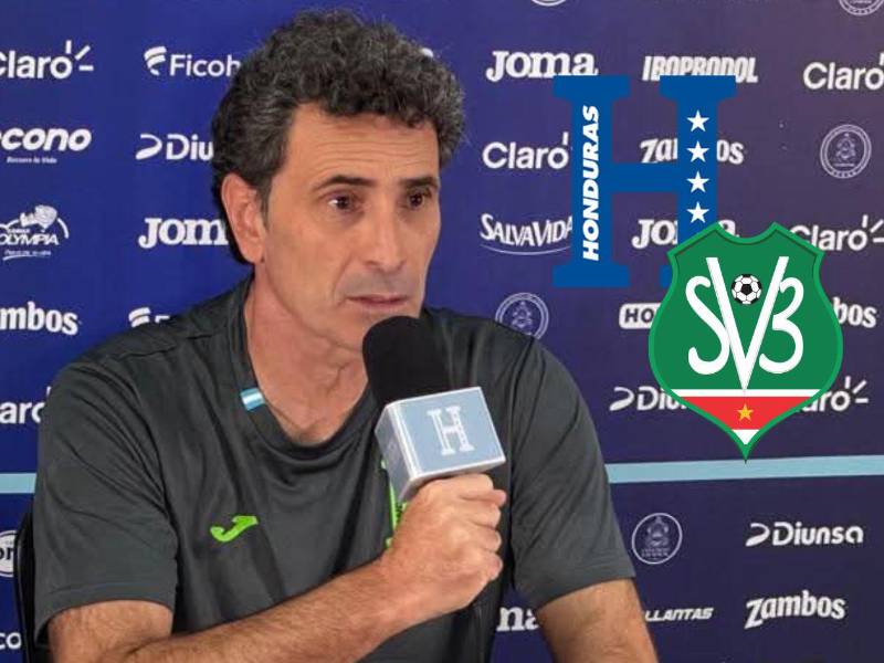 José Francisco Molina, entrenador de la Selección de Honduras en conferencia antes del juego ante Surinam.