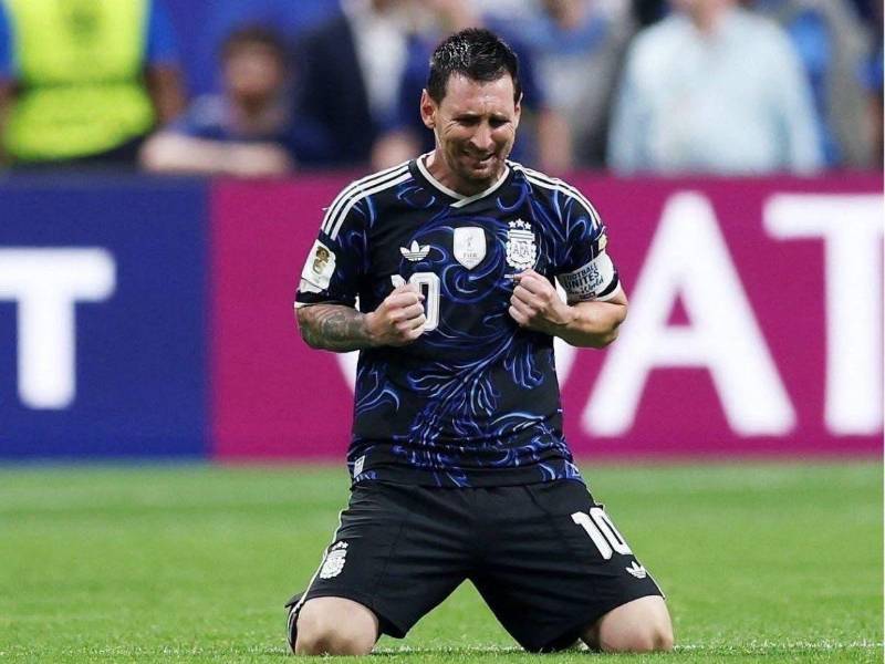 Lionel Messi y su desahogo por clasificar a la gran final del Mundial.