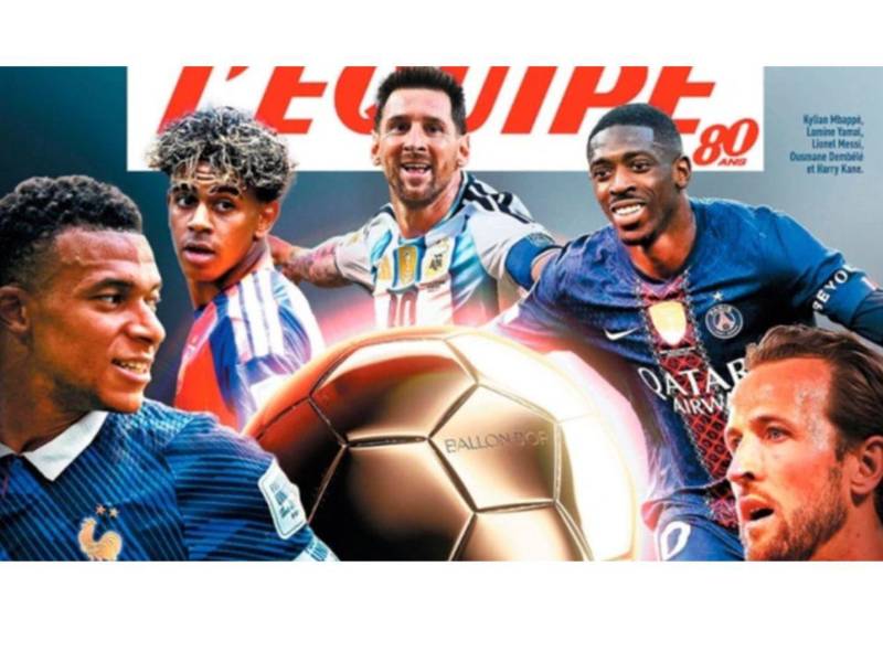 Los 5 de L'Équipe para ganar el Balón de Oro.