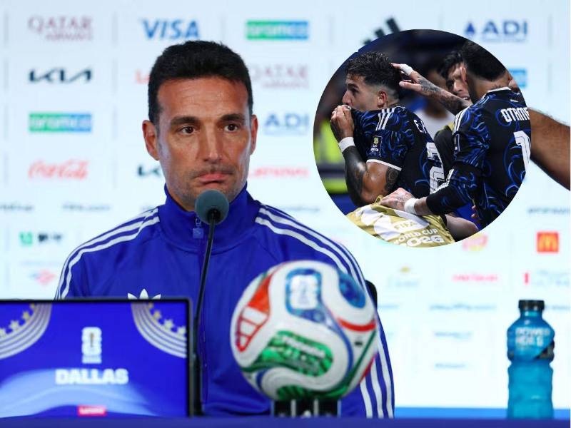 Lionel Scaloni, emotivo tras clasificar a su segunda gran final del Mundial.
