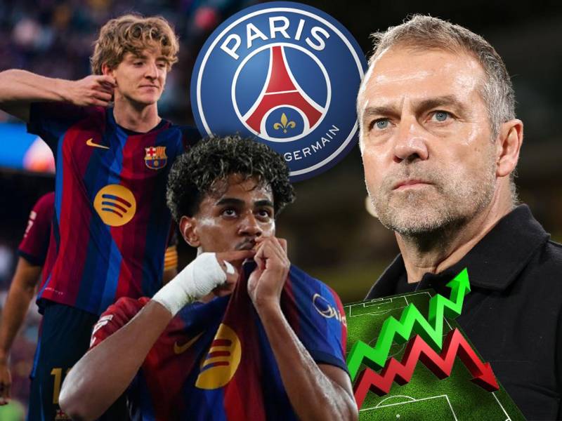 El Barcelona visita este martes el Parque de los Príncipes para enfrentar al bicampeón PSG por la tercera fecha de la Champions League. La alineación que perfila Hansi Flick para intentar llevarse los tres puntos.