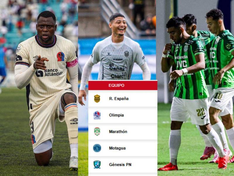 Así marcha la tabla de posiciones del torneo Apertura de la Liga Nacional de Honduras.
