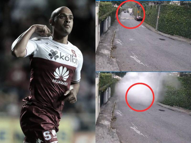Fuertes imágenes: un muro cae por los intensos vientos y acaba con la vida de un exfutbolista