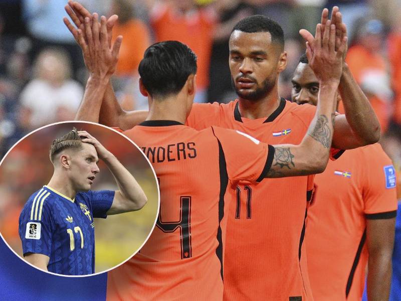 Países Bajos le pasó por encima a Suecia y se queda con el liderato del grupo F de la Copa del Mundo 2026.