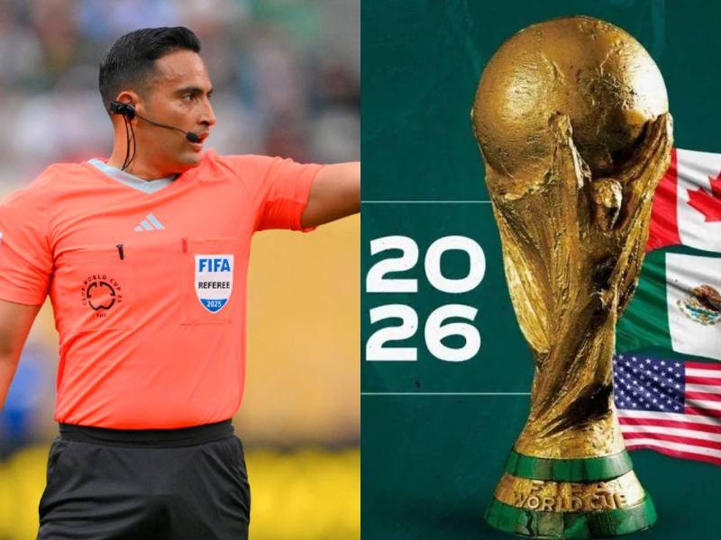 Said Martínez será el primer hondureño en pitar un partido de Mundial.