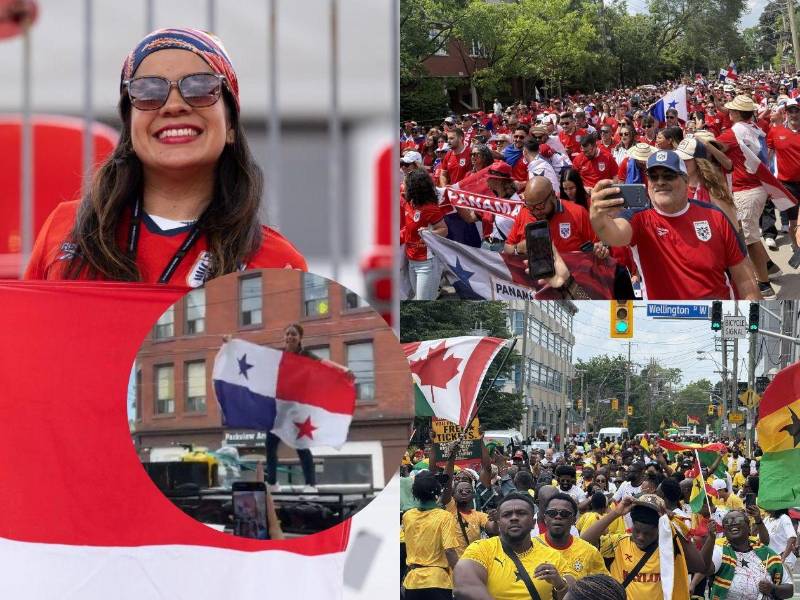 ¡QUÉ HERMOSO AMBIENTAZO! Así fue la tremenda fiesta que se vivió en la previa del Panamá vs Ghana en Toronto, Canadá. Aquí te compartimos las postales.