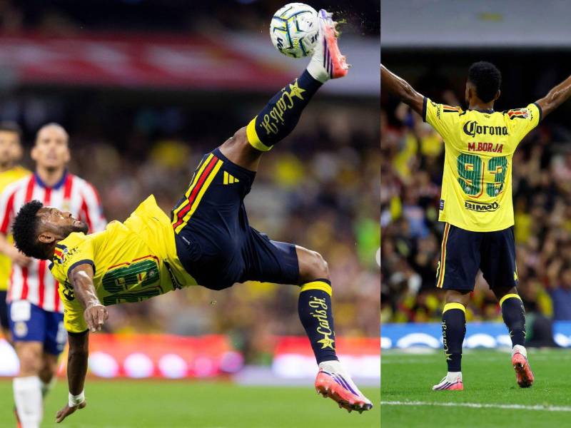 Borja pide Puskás con este tremendo golazo de chilena en el América-Chivas