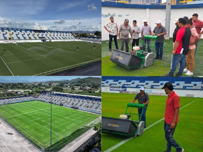 ¡Manos a la obra! Personal de Juticalpa recibió formación para cuidar el Estadio Juan Ramón Brevé, casa del Olancho FC y Juticalpa.