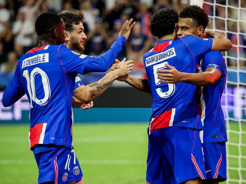 Los parisinos derrotaron a Aston Villa en la gran final de la Supercopa de Europa.