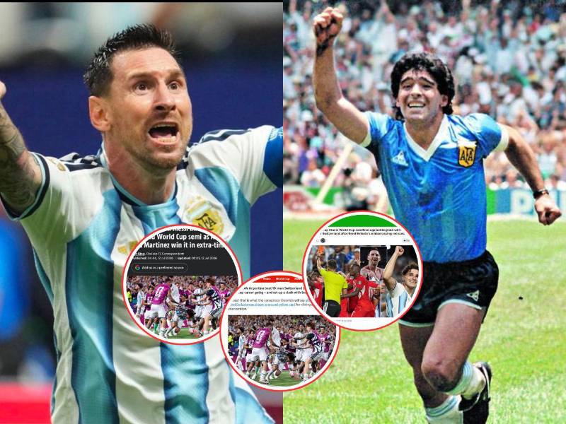 La prensa inglesa revive la histórica rivalidad con Argentina y pone el foco en Messi antes de la semifinal del Mundial.