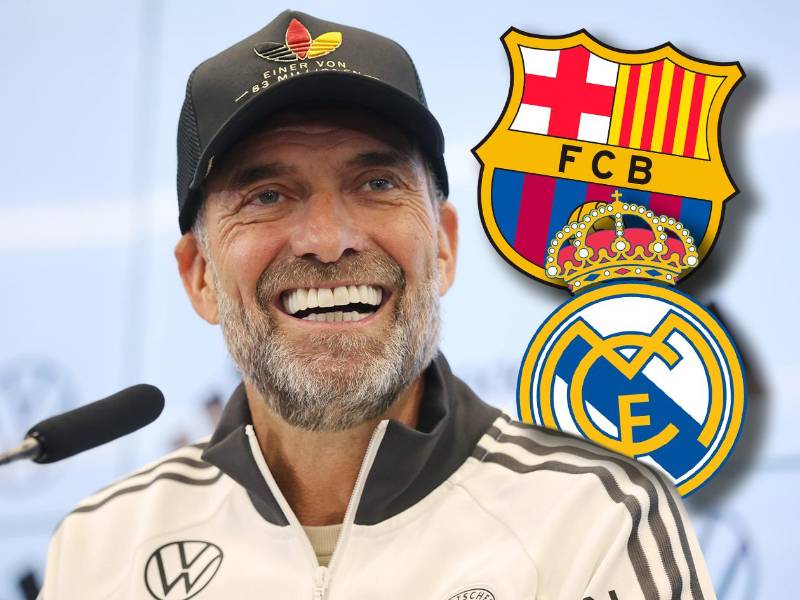 Jurgen Klopp eligió a su favorito para ganar el Clásico Barcelona-Real Madrid que se jugará en el Camp Nou.