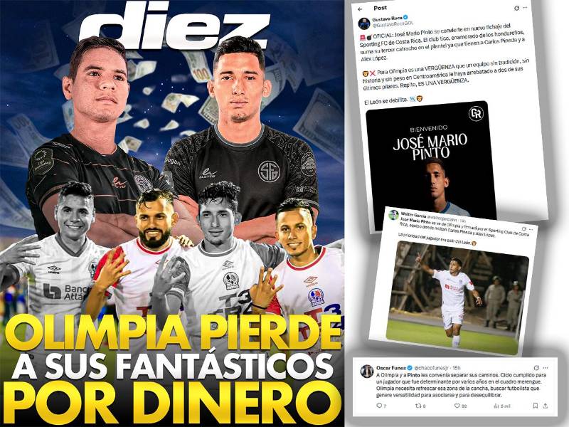 Así opinó la prensa hondureña y costarricense del fichaje de José Mario Pinto por el Sporting de Costa Rica.