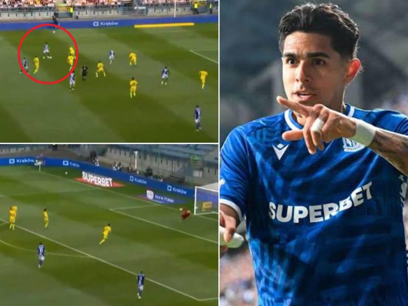 Luis Palma dio una asistencia para el primer tanto del Lech Poznán en el triunfo sobre Wieczysta Cracovia.