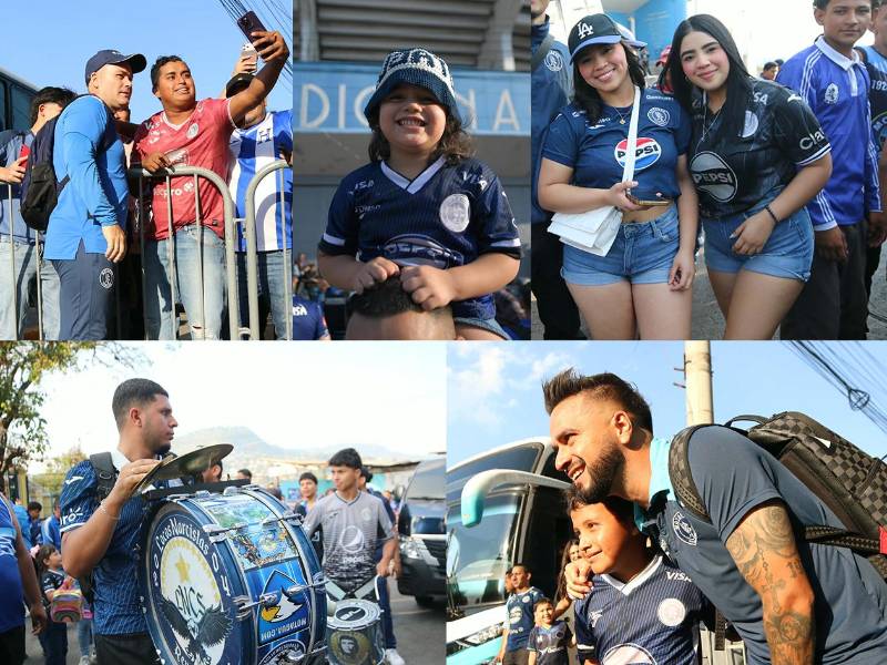 Las imágenes que nos dejó la previa del partido entre Motagua y Génesis en el estadio Nacional. Así bajaron del bus... FOTOS: Alex Pérez / José Vásquez.