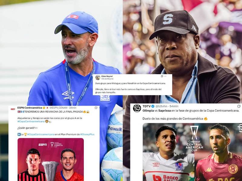 Olimpia y Saprissa se enfrentarán en el grupo C de la Copa Centroamericana 2026. Así se expresó la prensa en las redes sociales.