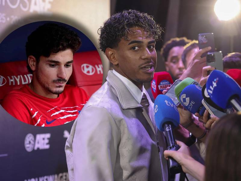 Lamine Yamal reconoció que Julián Álvarez es un gran jugador, pero que está contento con la plantilla actual del Barcelona.