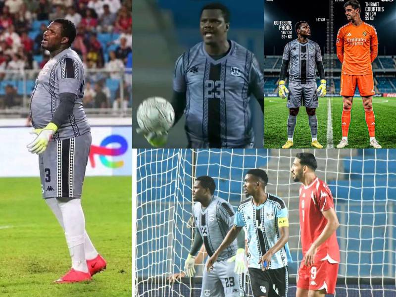 ¿Quién es Goitseone Phoko? El portero 'gordo' de Botsuana que se hizo viral en la Copa de África