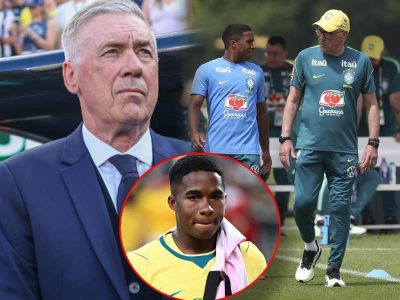 Endrick no tuvo minutos en el duelo contra Marruecos que empataron en Nueva York y la prensa brasileña dio a conocer el motivo por el que Ancelotti tiene apartado al delantero.