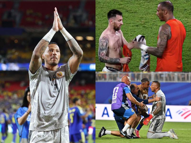 Sus redes sociales son una locura: el portero de la nación más pequeña del torneo hizo 15 atajadas, quedándose a uno del récord de Tim Howard en 2014.