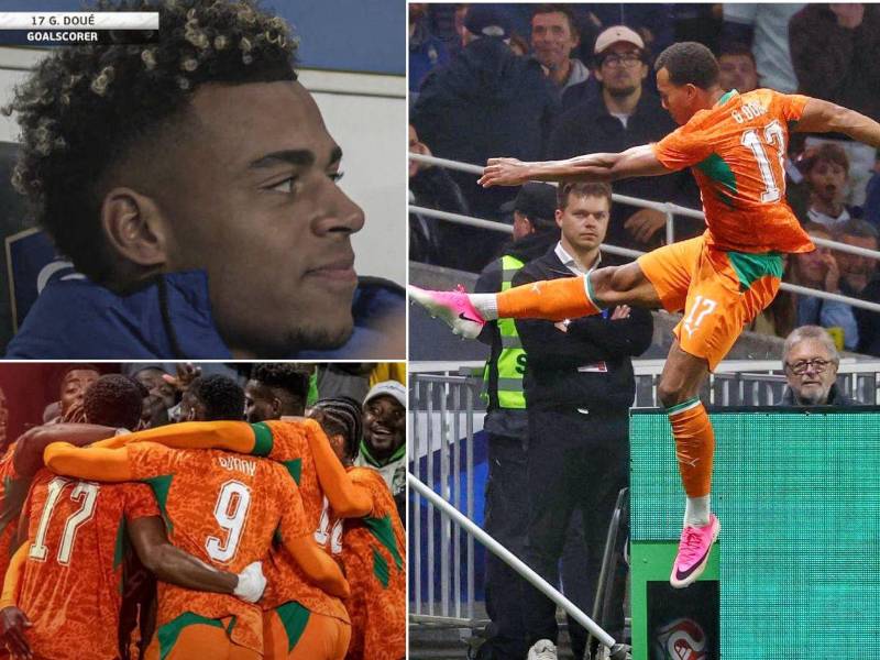 El hermano de Doué brilla en la histórica remontada de Costa de Marfil ante Francia