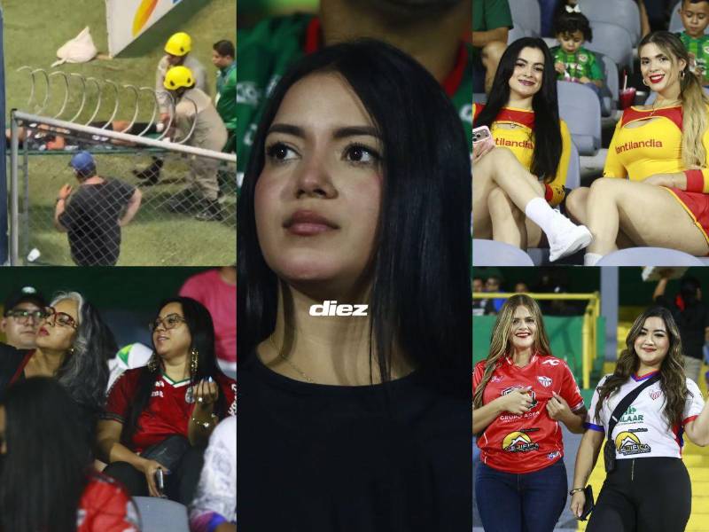 NO SE VIO EN TELEVISIÓN: La chica de negro se robó todas las miradas, los dos refuerzos de último minuto de Marathón, jugador se fue directo al hospital y el ambientazo en el Morazán.