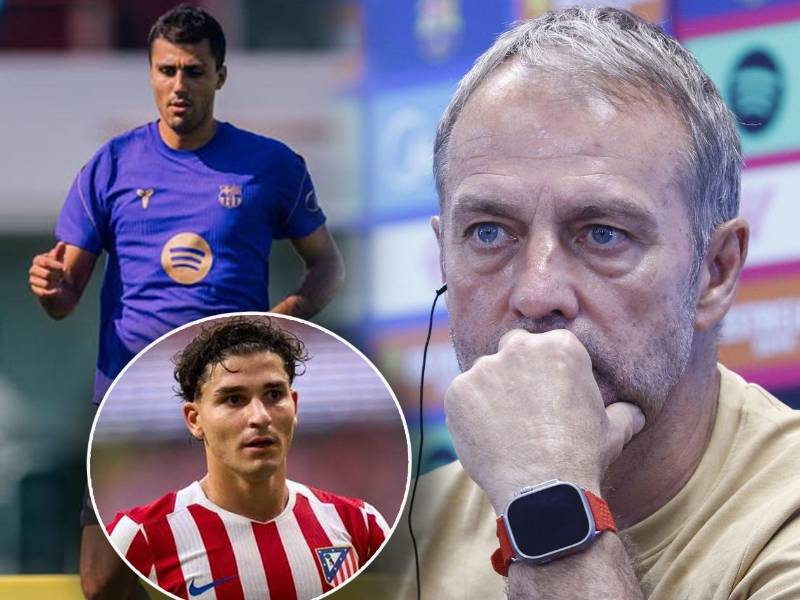 Hansi Flick adelantó que Rodri no está listo para jugar ante Elche y no le preocupar que el club no haya fichado un delantero.