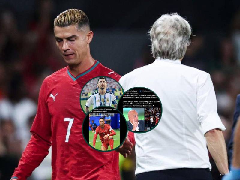 Así reaccionó la prensa a la salida de Cristiano en Portugal: Tiene envidia de Messi