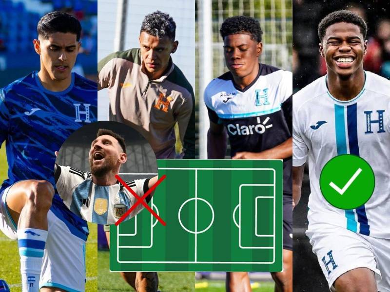 ¡Con varios cambios! Así sería el posible 11 de la Selección de Honduras para enfrentar a Argentina previo al inicio de la Copa del Mundo.